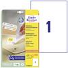 Avery-Zweckform L4735REV-25 Universal-Etiketten 210 x 297 mm Papier Weiß 30 St. Wiederablösbar Tintenstrahldrucker, Laserdrucker, Farblaserdrucker, Kopierer, Farbkopierer, Handbeschriftung