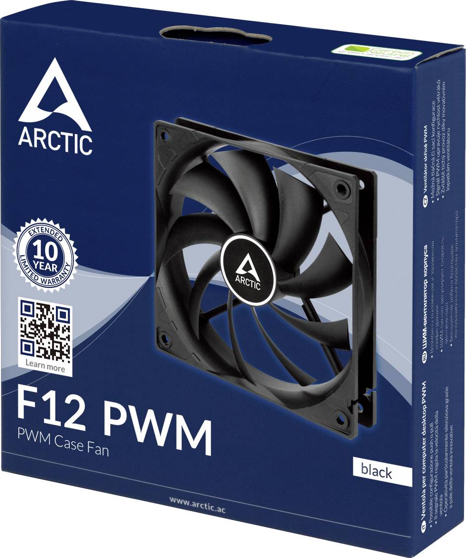 ARCTIC Lüfter F12 PWM schwarz 120 mm-3
