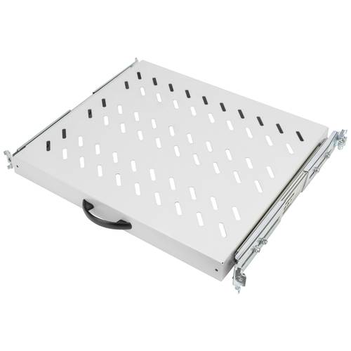 Digitus DN-19 TRAY-2-600 19 Zoll Netzwerkschrank-Geräteboden 1 HE Ausziehbar Geeignet für Schranktiefe: 600 mm Grau