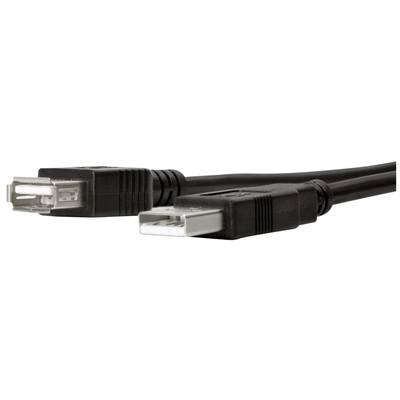 Zwei schwarze USB-Kabel mit rechteckigen Anschlüssen nebeneinander liegend.