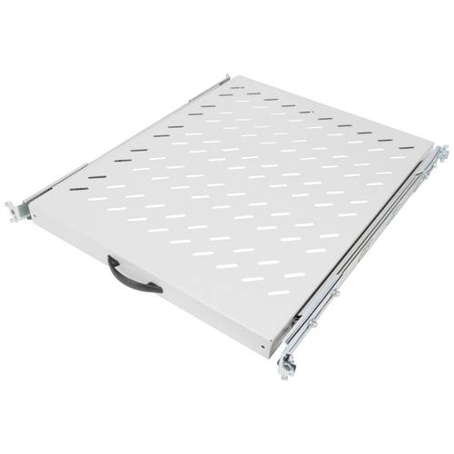 Digitus DN-19 TRAY-2-800 19 Zoll Netzwerkschrank-Geräteboden 1 HE Ausziehbar Geeignet für Schranktiefe: 800 mm Grau