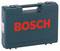 Schwarzer Werkzeugkoffer mit rotem 'BOSCH'-Logo, geschlossen.