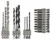 Bosch Accessories 2609256989 19teilig Bohrer- und Bit-Sortiment Metall, Stein, Beton, Holz, Mauerwerk 2 mm, 3 mm, 4 mm, 5 mm, 6 mm, 8 mm