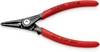 Knipex 49 31 A1 Seegeringzange Passend für (Seegeringzangen) Außenringe 10-25 mm Spitzenform (Details) gerade