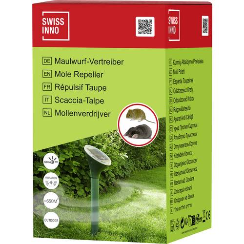 Thumbnail - Swissinno Solar SuperCat Wühlmausvertreiber Funktionsart Vibration Wirkungsbereich 650 m² 1 St.