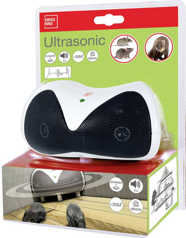 Swissinno Indoor Schädlingsvertreiber Funktionsart Ultraschall Wirkungsbereich 30 m² 1 St.