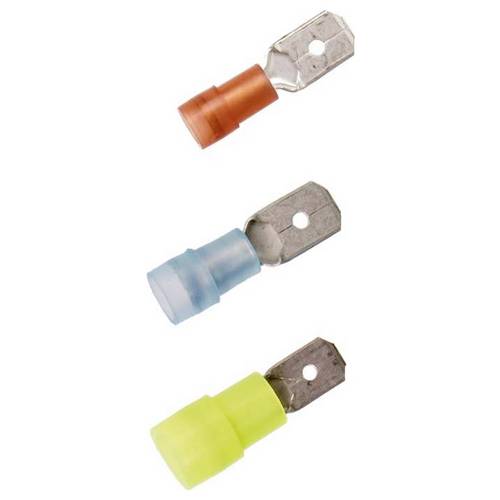 LAPP 63101080 Flachsteckhülse Steckbreite: 6.3 mm Steckdicke: 0.8 mm 180 ° Teilisoliert Blau 100 St.