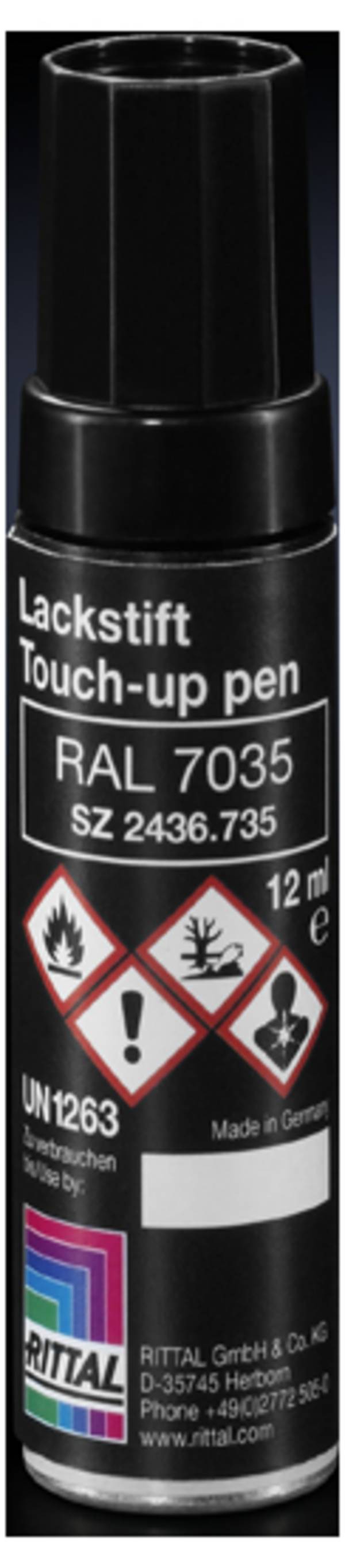 Rittal SZ 2436.735  Lack Stift  Lichtgrau (RAL 7035)  12 ml