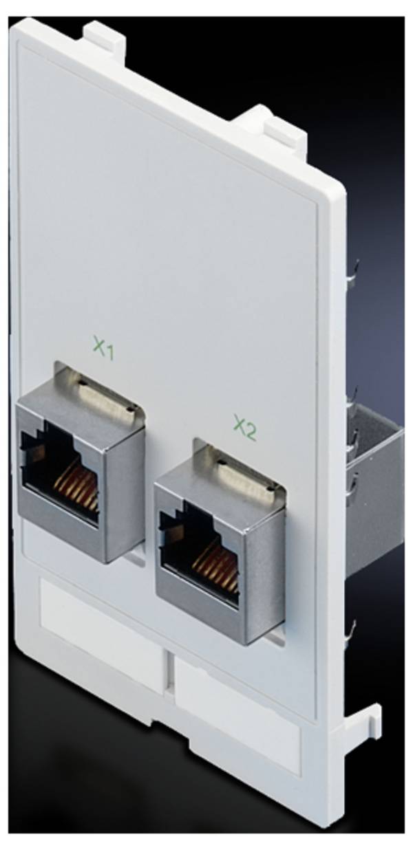Rittal SZ 2482.560 Schnittstellenklappe RJ45 Druckguss Graphitgrau (RAL 7024) (L x B x H) 105 x 55 x 50 cm 1 St. Piece
