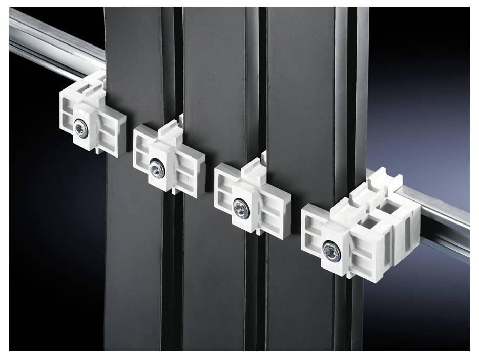 Rittal SV 3079.010 Halterung Polyester Lichtgrau (RAL 7035) 3 St.