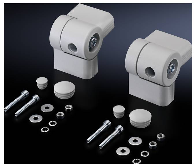 Rittal CP 6016.200 Anreihverbinder Druckguss Lichtgrau (RAL 7035) 2 St.