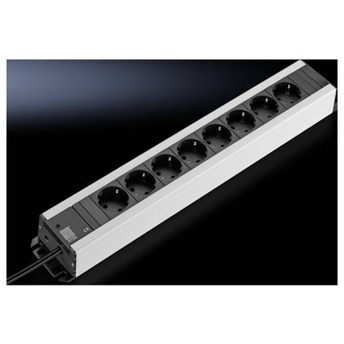 Rittal DK 7000.630 Steckdosenleiste 8-fach Kunststoff Grau 1 St.