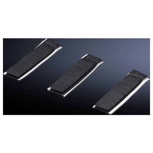Thumbnail - Rittal 7111.350 Klett-Kabelmanager zum Aufkleben Haft- und Flauschteil (L x B) 70 mm x 16 mm Schwarz 10 St.
