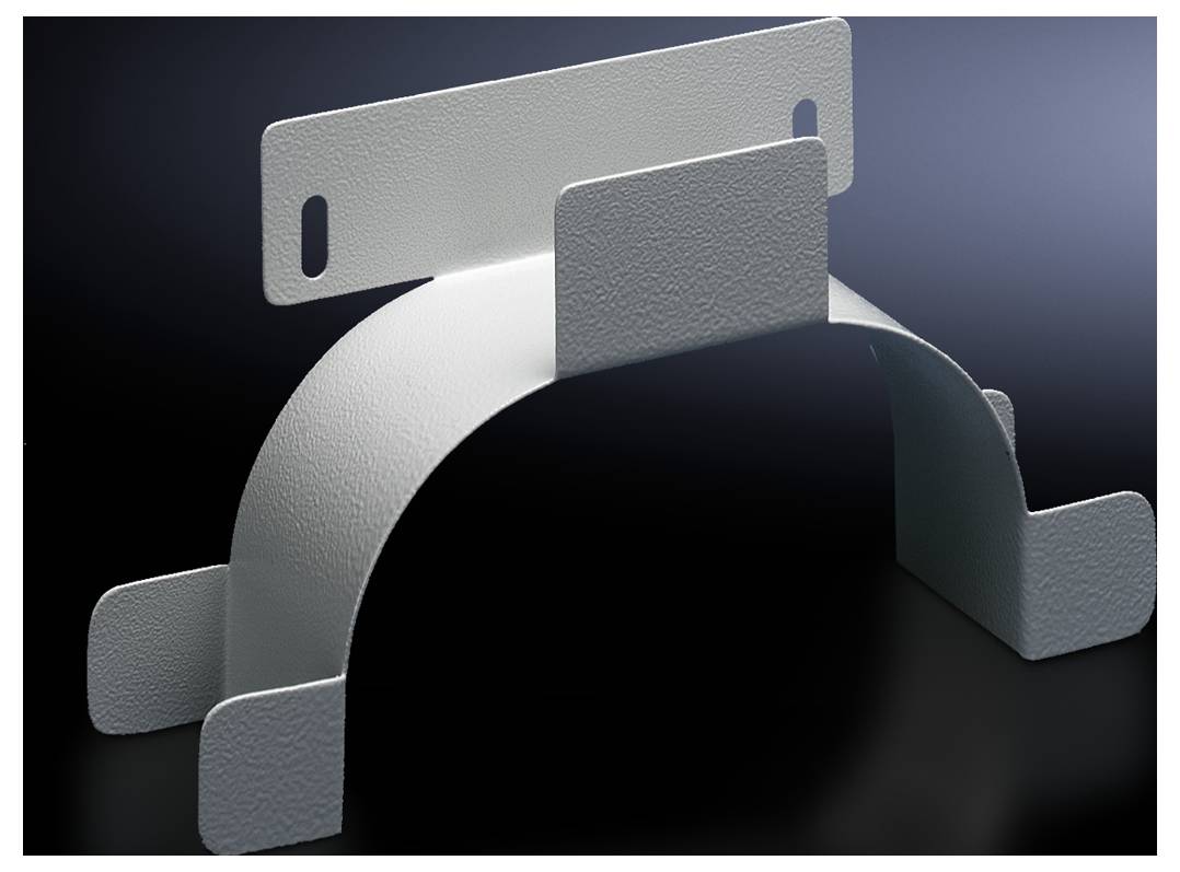 Rittal DK 7220.500 Kabelträger Stahlblech Lichtgrau (RAL 7035) (L x B x H) 75 x 280 x 151 mm 1 St.