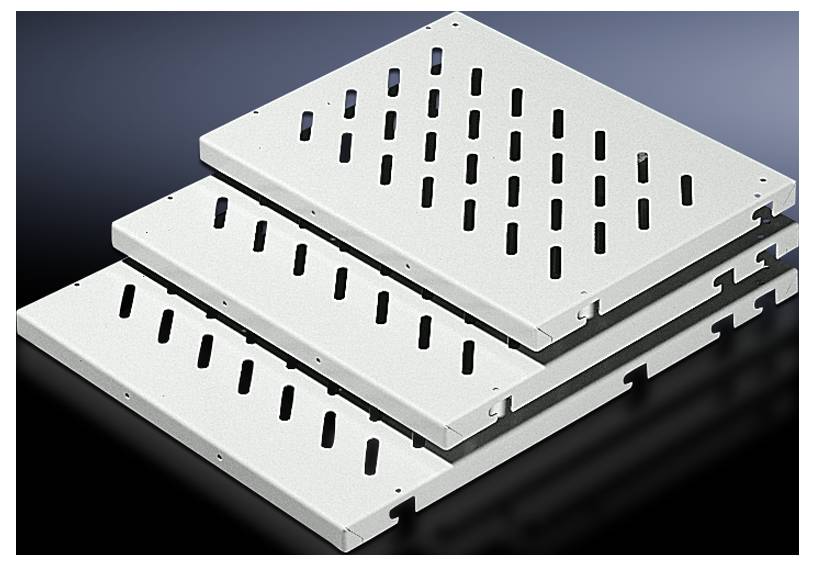 Rittal DK 7485.035 7485.035 Bodenblech gelocht (L x B x H) 500 x 800 x 45 mm Stahlblech Lichtgrau (RAL 7035) 1 St.