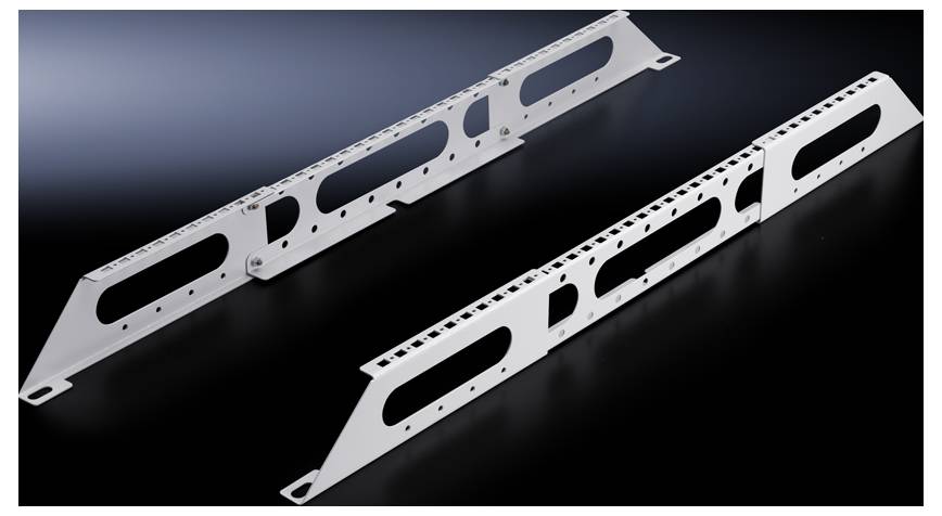 Rittal TS 7831.472 Kabelträger Stahlblech Lichtgrau (RAL 7035) 2 St.