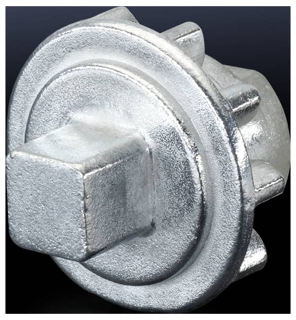 Rittal TS 8611.100 Verschlusseinsatz 7 mm Vierkant Zinkdruckguss 1 St. Piece