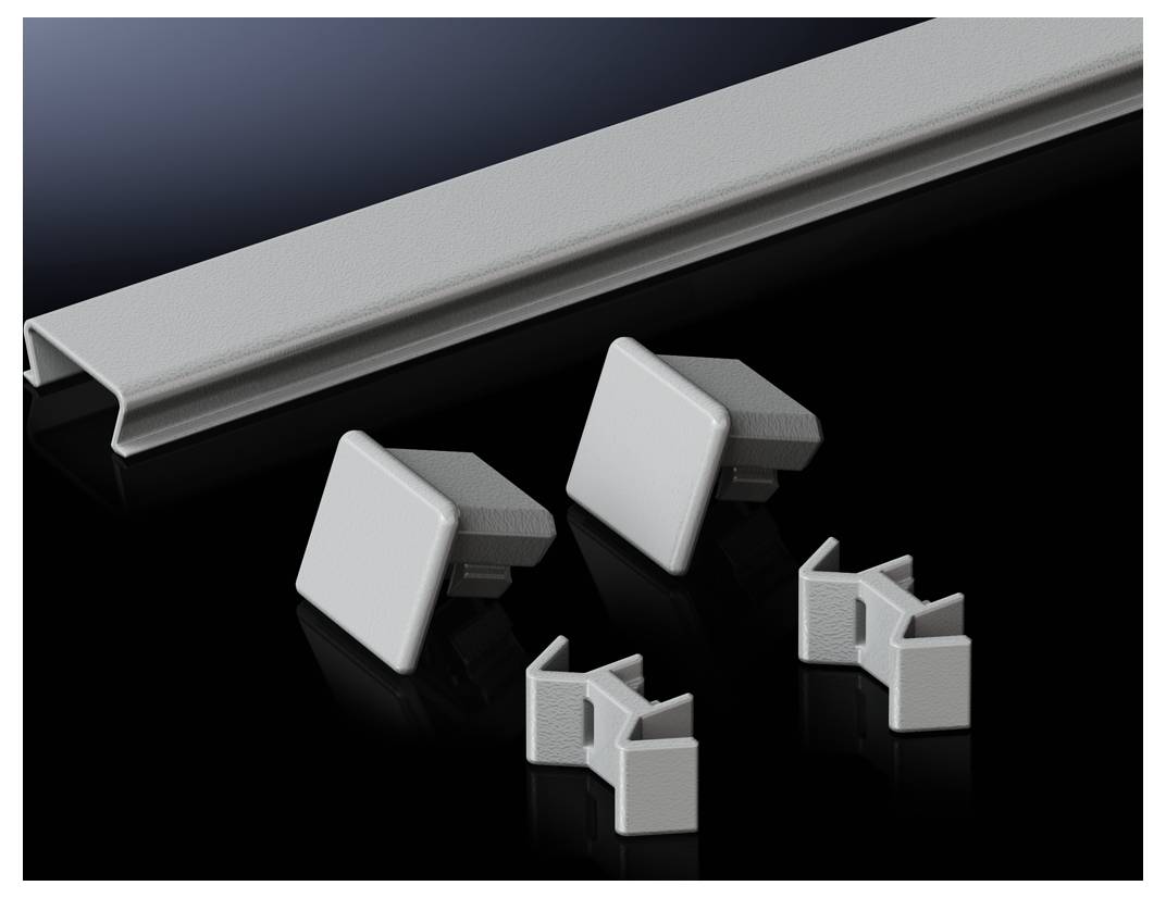 Rittal TS 8700.140 8700.140 Abdeckplatte Edelstahl Lichtgrau (RAL 7035) 1 St.