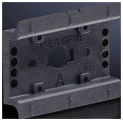 Rittal SV 9342.930 9342.930 Hutschienen OM-Adapter gelocht Polyamid 5 St.