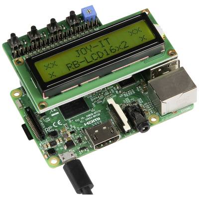 Joy-it RB-LCD-16x2 Display-Modul 5.6 cm (2.22 Zoll) 16 x 2 Pixel Passend für (Entwicklungskits): Raspberry Pi 
