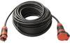 AS Schwabe 62252 Strom Verlängerungskabel 16 A Schwarz 10.00 m H07RN-F 3G 2,5 mm²