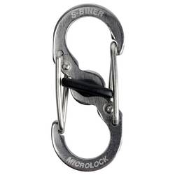 NITE Ize NI-LSBM-11-2R3 Karabiner MicroLock S-Biner 2 35 mm x 15 mm x 7 mm 2 St.