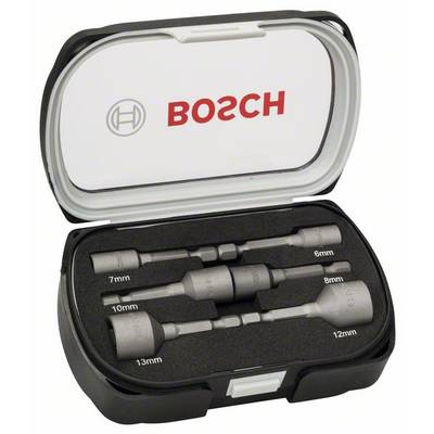 Bosch Accessories  2608551079 Steckschlüssel-Maschinenaufnahmen-Set 6 mm, 7 mm, 8 mm, 10 mm, 12 mm, 13 mm  Antrieb 1/4" 