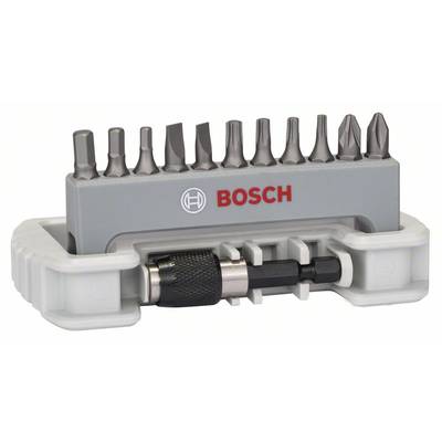 Bosch Accessories  2608522131 Bit-Set 12teilig Schlitz, Kreuzschlitz Phillips, Kreuzschlitz Pozidriv, Innen-Sechskant, I