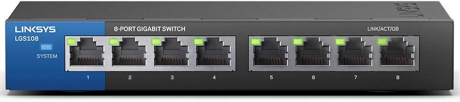 Linksys LGS108-EU LGS108 Netzwerk Switch 8 Port 1 GBit/s-2