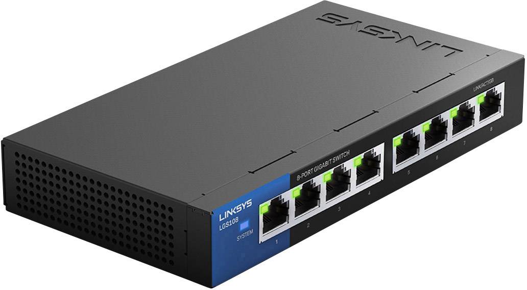 Linksys LGS108-EU LGS108 Netzwerk Switch 8 Port 1 GBit/s-6