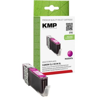 KMP Druckerpatrone ersetzt Canon CLI-551M XL Kompatibel  Magenta C92 1519,0006