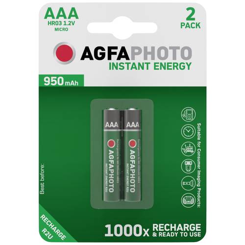 AgfaPhoto HR03 Micro (AAA)-Akku NiMH 950 mAh 1.2 V 2 St.