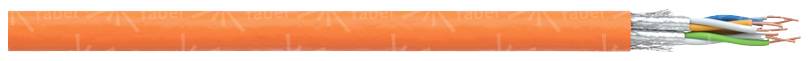 KLAUS FABER Netzwerkkabel CAT 7 S/FTP 4 x 2 x 0.25 mm² Orange Faber Kabel 100952 Meterware