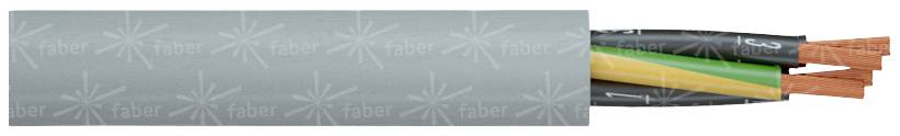 KLAUS FABER Steuerleitung HSLH-JZ 3 x 0.75 mm² Grau Faber Kabel 031620 Meterware