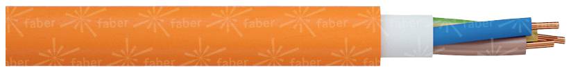 KLAUS FABER Mantelleitung NHXH-J 5 G 2.50 mm² Orange Faber Kabel 011046 Meterware
