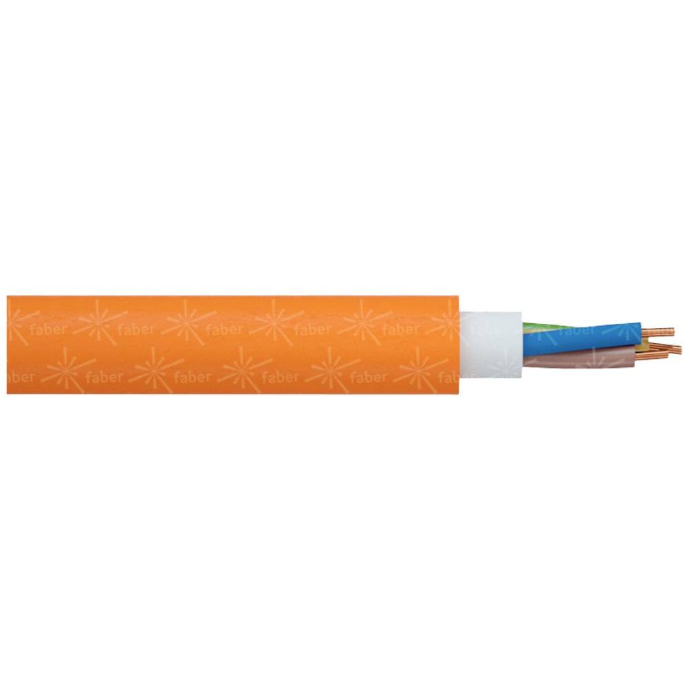 Mantel kabel NHXH-J 3 G 1.5 mm² Oranje Faber Kabel 010951 Per meter