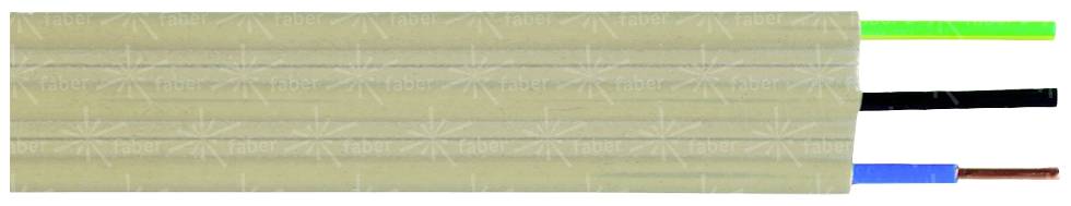 KLAUS FABER Stegleitung NYIF-J 3 G 1.50 mm² Natur Faber Kabel 020289 Meterware