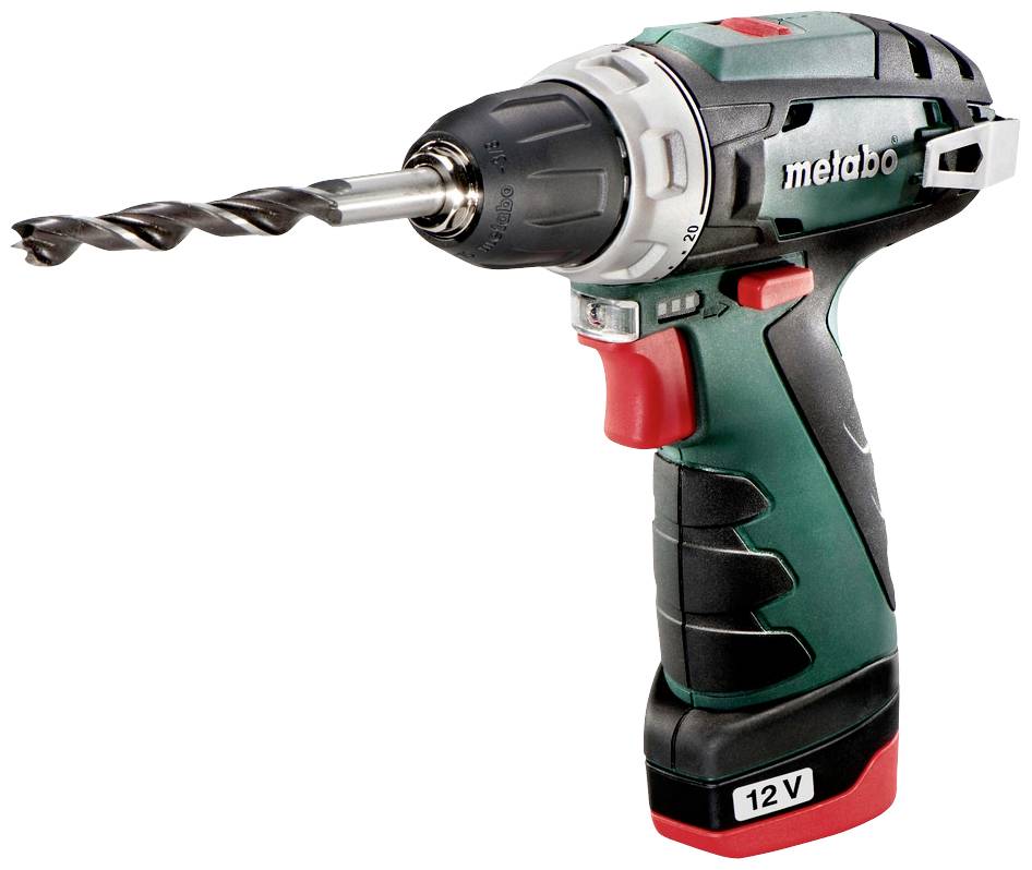 Metabo PowerMaxx BS 600079500 Akku-Bohrschrauber 10.8 V 2 Ah Li-Ion inkl. Akku