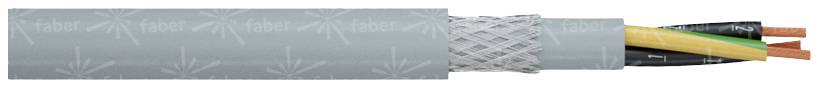 KLAUS FABER Steuerleitung YSLYCY-JZ 3 x 0.75 mm² Grau Faber Kabel 030421 Meterware