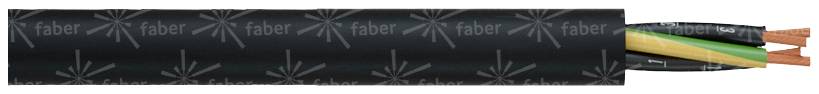 KLAUS FABER Steuerleitung YSLY-JZ 600 3 x 0.75 mm² Schwarz Faber Kabel 033581 Meterware