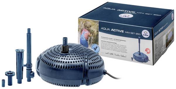 FIAP 2714 Aqua Active Mini Set 650 Springbrunnenpumpe, Wasserspielpumpe 650 l/h