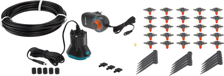 GARDENA 01407-20 Vollautomatische Blumenkastenbewässerung Idrokit per fioriere