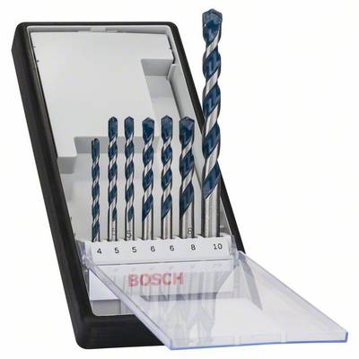 Bosch Accessories CYL-5 2608588167 Hartmetall Beton-Spiralbohrer-Set 7teilig 4 mm, 5 mm, 5 mm, 6 mm, 6 mm, 8 mm, 10 mm  