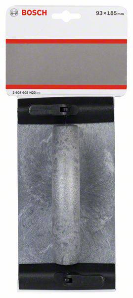 Schleifblock von Bosch mit ergonomischem Griff, geeignet für 93 x 185 mm Schleifpapier. Ideal für das manuelle Schleifen.