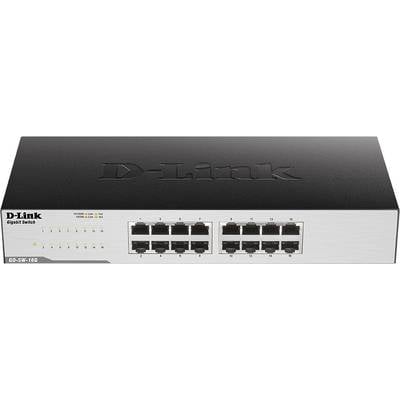 D-Link GO-SW-16G/E Netzwerk Switch  16 Port 1 GBit/s  