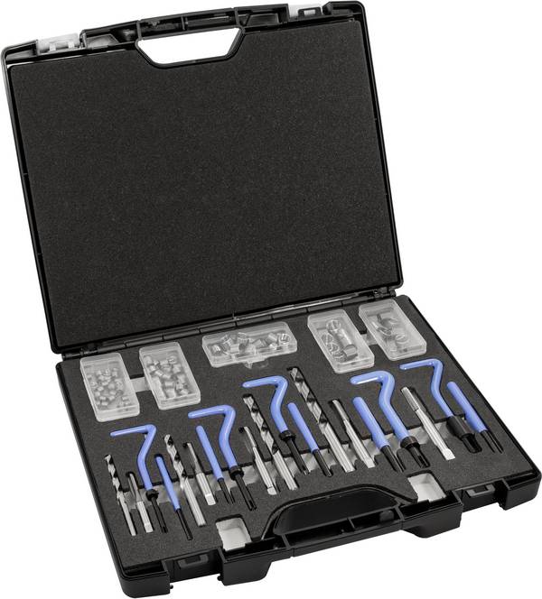 Eventus by Exact 40337 Gewindereparatursatz 129teilig M6, M8, M10, M12, M14