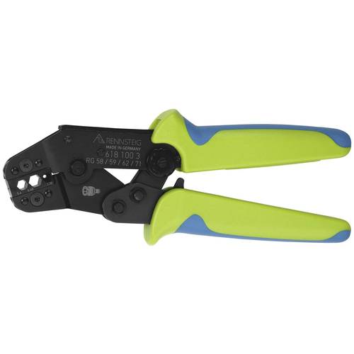 Thumbnail - Rennsteig Werkzeuge PEW8.10 618 100 3 Crimpzange Koaxial-Steckverbinder BNC, TNC RG58, RG59, RG62, RG71