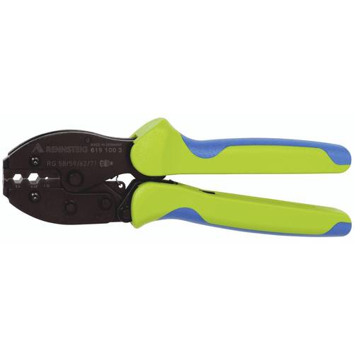 Rennsteig Werkzeuge PEW9.10 619 100 3 Crimpzange Koaxial-Steckverbinder BNC, TNC RG58, RG59, RG62, RG71