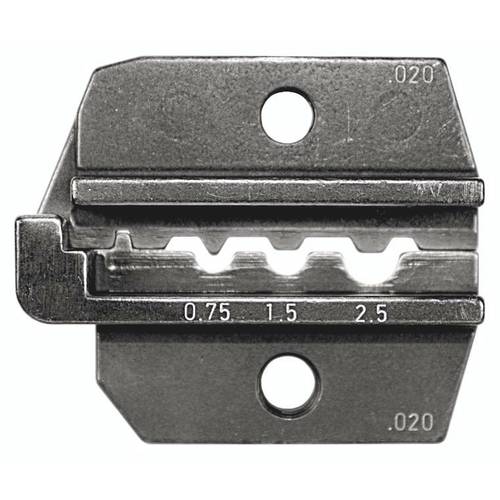 Rennsteig Werkzeuge 624 020 3 0 Crimpeinsatz Unisolierte Kabelschuhe, Unisolierte Verbinder 0.25 bis 2.5 mm² Passend für...