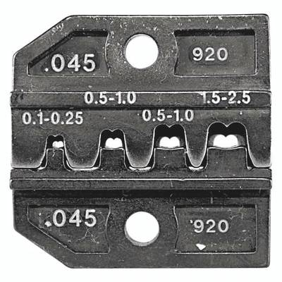 Rennsteig Werkzeuge  624 045 3 0 Crimpeinsatz Unisolierte Flachsteckverbinder  0.1 bis 2.5 mm²   Passend für Marke (Zang
